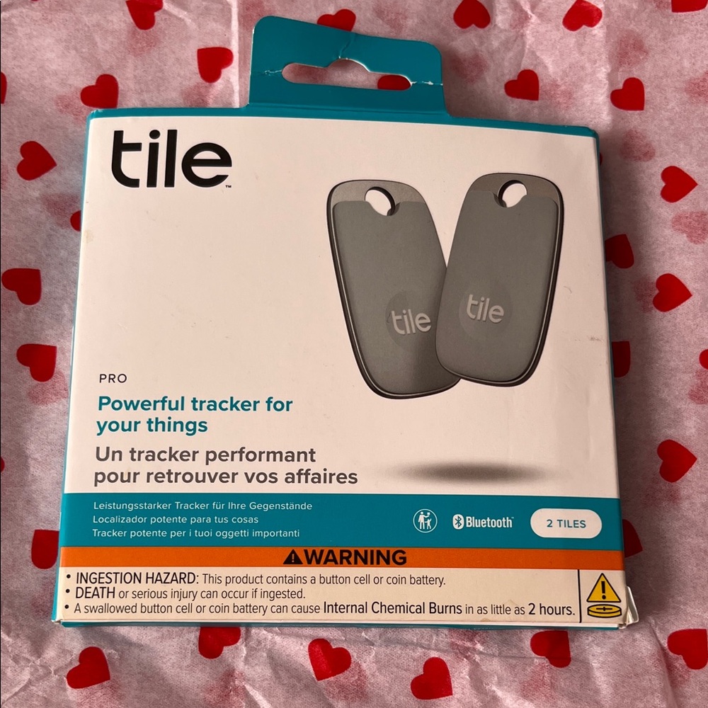 Tile Pro Bluetooth Tracker - Tile Brand Gray (2 Pack)